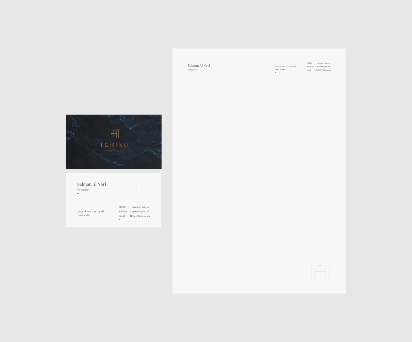 Torino Hotel Branding — project image 5